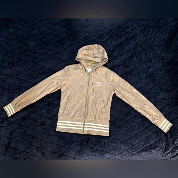 Adidas Women’s Windbreaker Hoodie - Picture 1 of 4